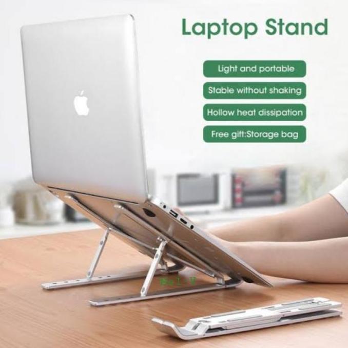 Holder Laptop Stand NoteBook Abs Dudukan Meja Laptop
