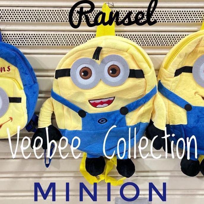 ------] Tas Ransel Minion/ Minions Bag Pack/ tas punggung boneka minion