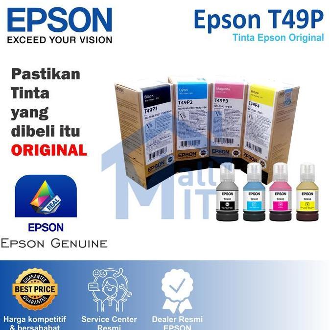 TINTA CATRIDGE EPSON T49P SC-F530 F530 SC-F130 F130 SUBLIMASI