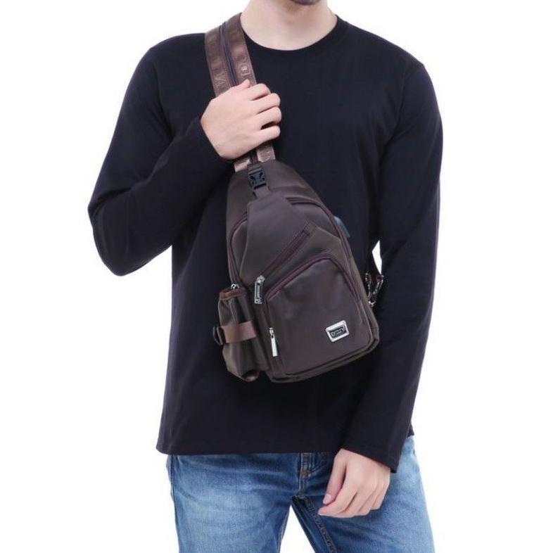 Tas selempang POLO DANNY IMPOR tas selempang pria