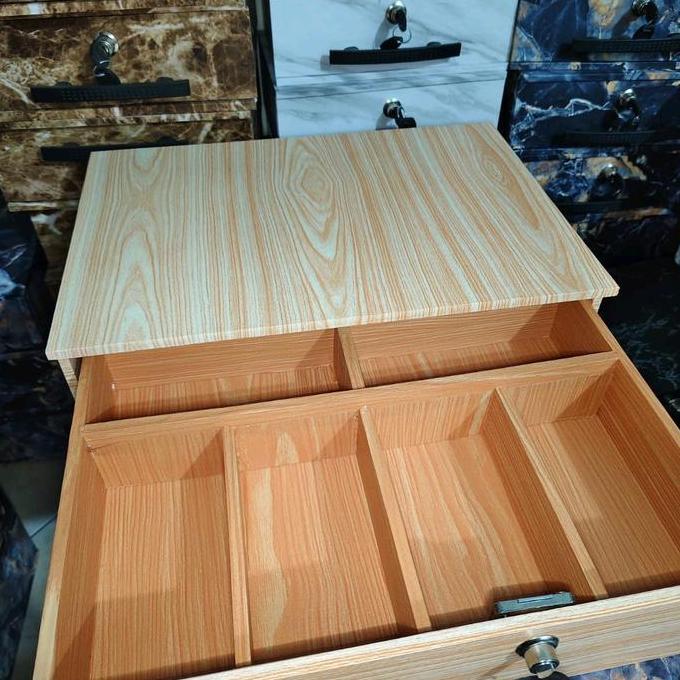 LACI SERBAGUNA SEKAT 6 LACI KASIR LACI BONUS KUNCI Furniture Kayu