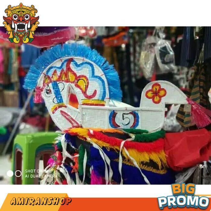 [Drs] Kuda Kepang Lumping Besar Kuda Lumping 90Cm Kuda Besar Anak Free Cambuk Tari Jtm1