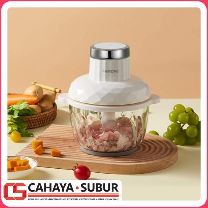 Food Chopper SAMONO JAPAN 300Watt Big Capacity 2L Glass SUS304 Blade