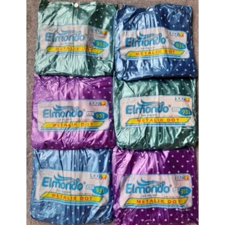 Jas hujan baju celana dewasa ELMONDO 931 POLKADOT,termurah terlaris Jas Hujan