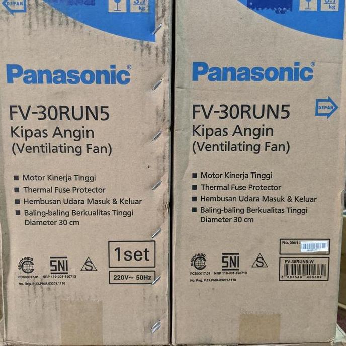 Promo Exhaust Fan Panasonic Fv-30 Run 5 Blower Dinding Gosend / Grab Ready Cod