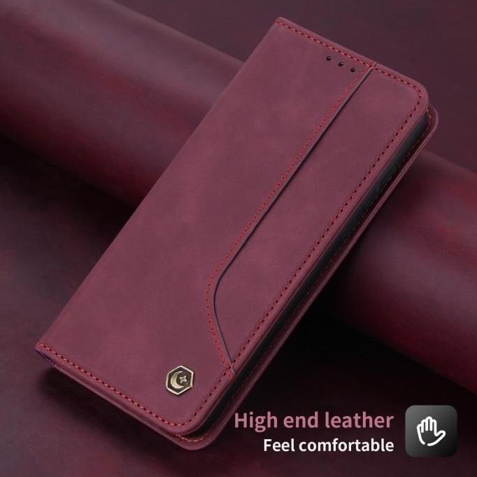 DS151 - Vivo Y22 y22 Wallet Leather Case Cover Dompet POLA