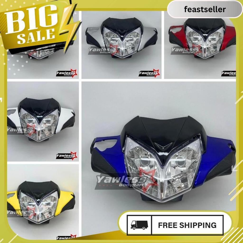Batok Depan Supra X 125 Batman Merah Hitam Biru / Batok Supra X 125 Batman 6.6