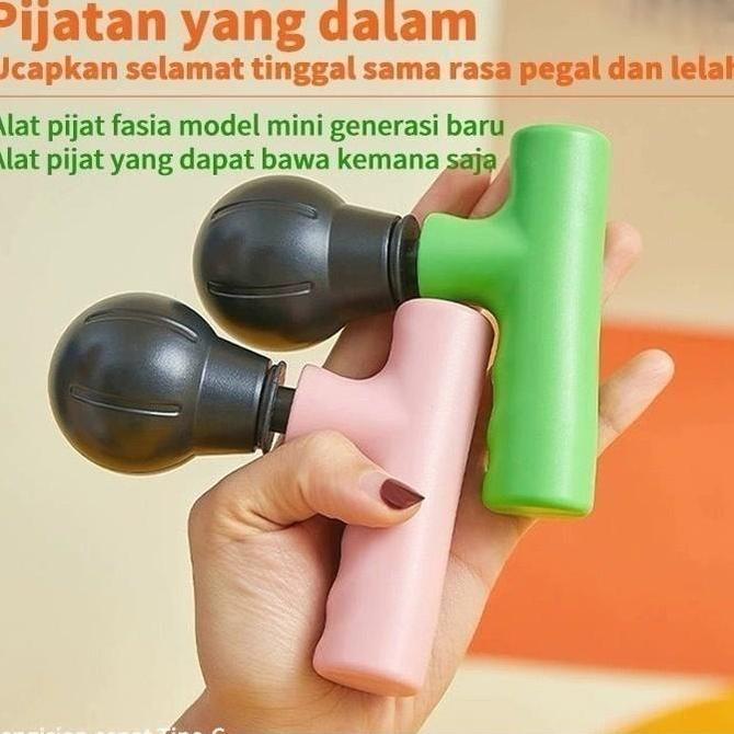 Mini Facial Gun Mini Massage Gun Alat Pijat Elektrik Muscle Massage