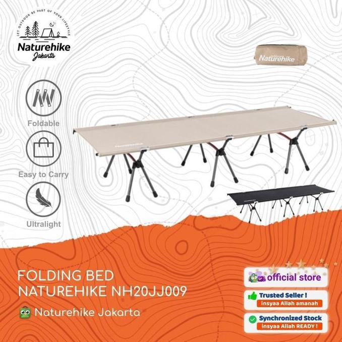 Folding Bed Naturehike Nh20Jj009 Velbed Lipat Outdoor Portable Camping