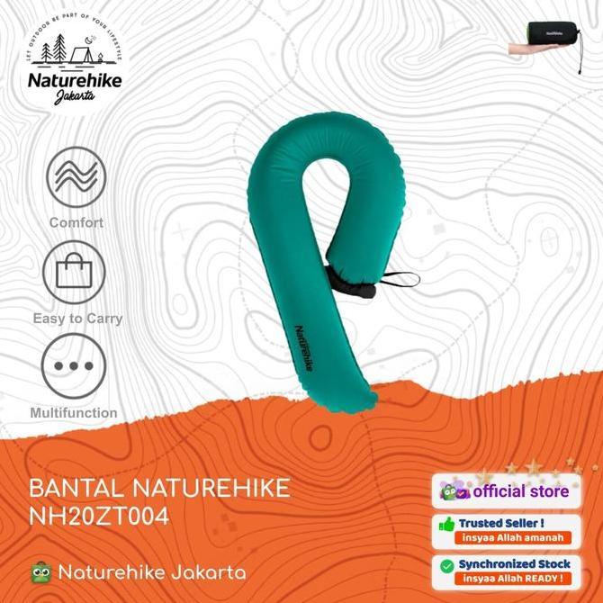 Bantal Leher Tiup Lipat Portable Travel Camping Naturehike Nh20Zt004