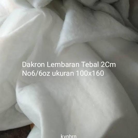 Dakron / Dacron Lembaran 100X160Cm Tebal2Cm Best