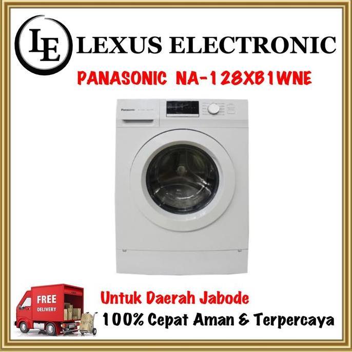 TERMURAH - MESIN CUCI FRONT LOADING PANASONIC NA-128XB1WNE NA128XB1WNE NA128