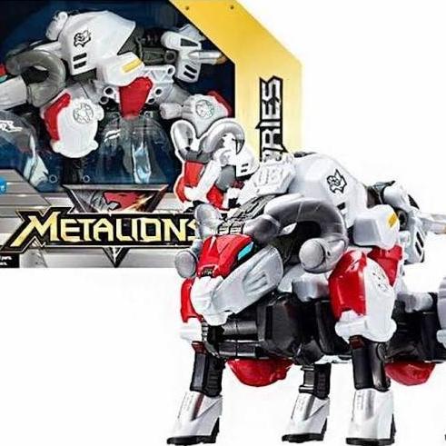 Young Toys Metalions Aries Robot Deformation Biklons Original