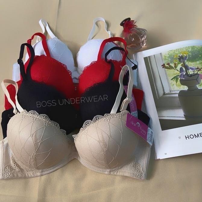 Bra push up kawat busa tebal, BH kawat, BH busa tebal, Bra import, BH push up, bra motif, BH putih, 