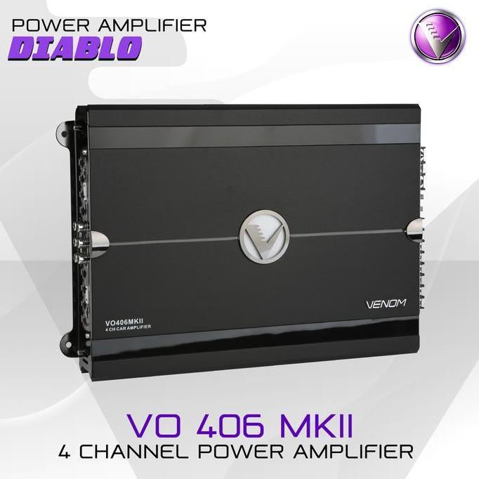 POWER AMPLIFIER 4 CHANNEL VENOM DIABLO VO 406 MKII Audio Mobil