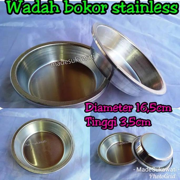 $$$$] Wadah Bokor steinless aluminium Bali