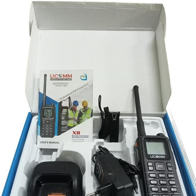Ucomm X8 Handy Talkie Dual band Waterproof Ucomm Original
