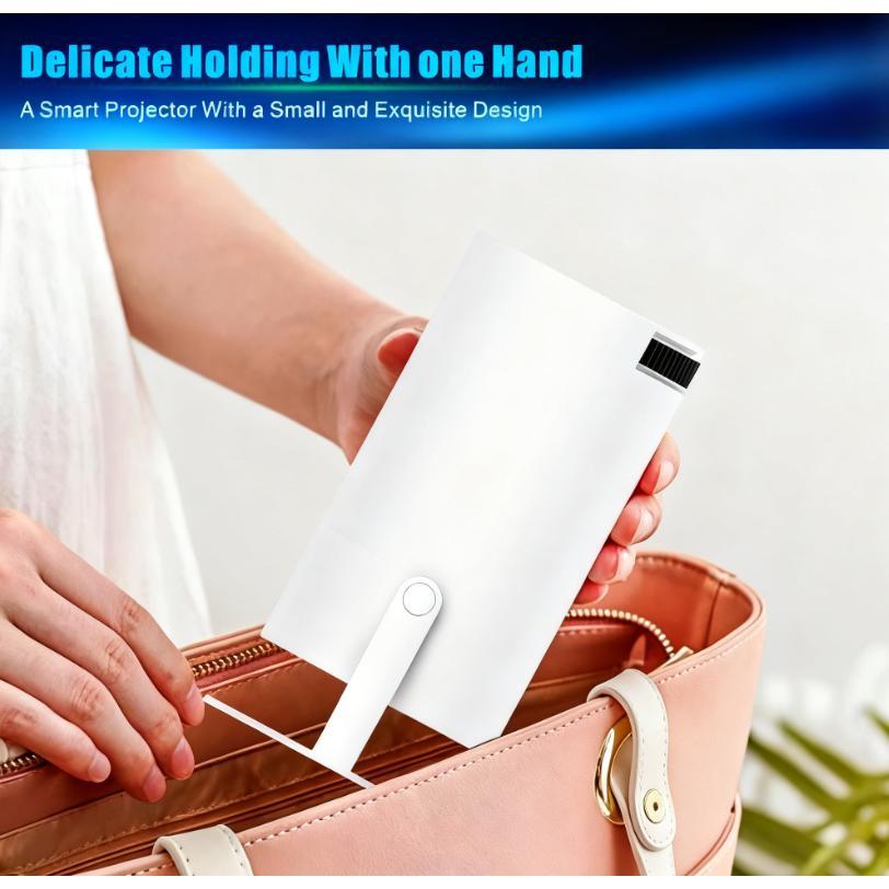 HY300 Proyektor  4K Ultra HD Baik iOS maupun Android bisa melakukan screencast nirkabel  portabel Pr