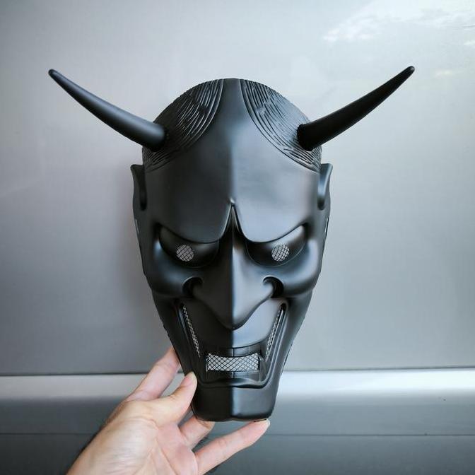=+=+=+] topeng jepang oni hannya black doft custom