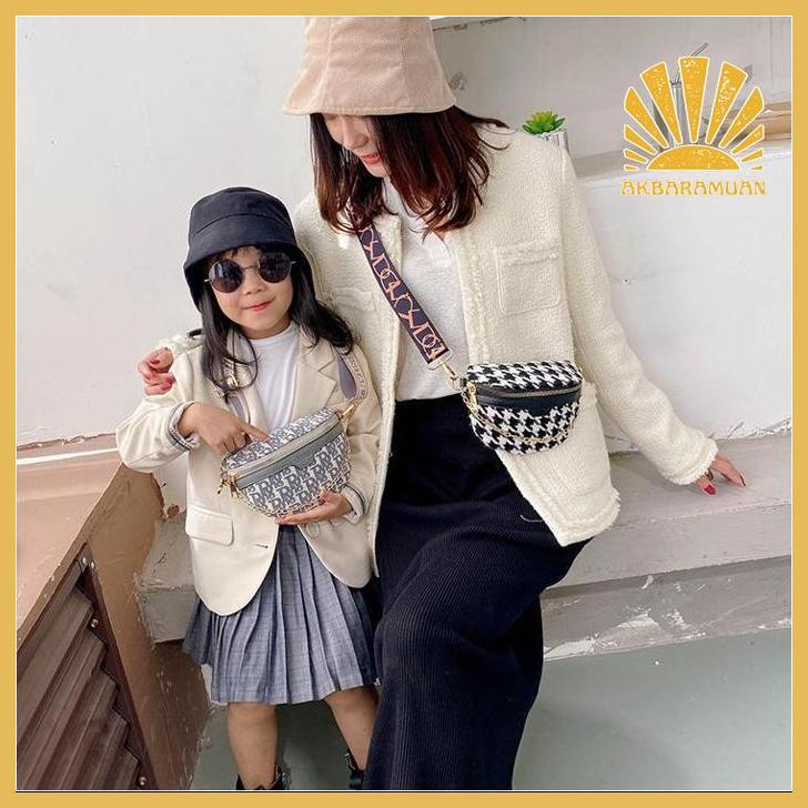 LNB-1217 gd-12 fth-56 [meandboss] Tas Anak Bumbag Sling Bag Perempuan Selempang Wanita Fashion Korea