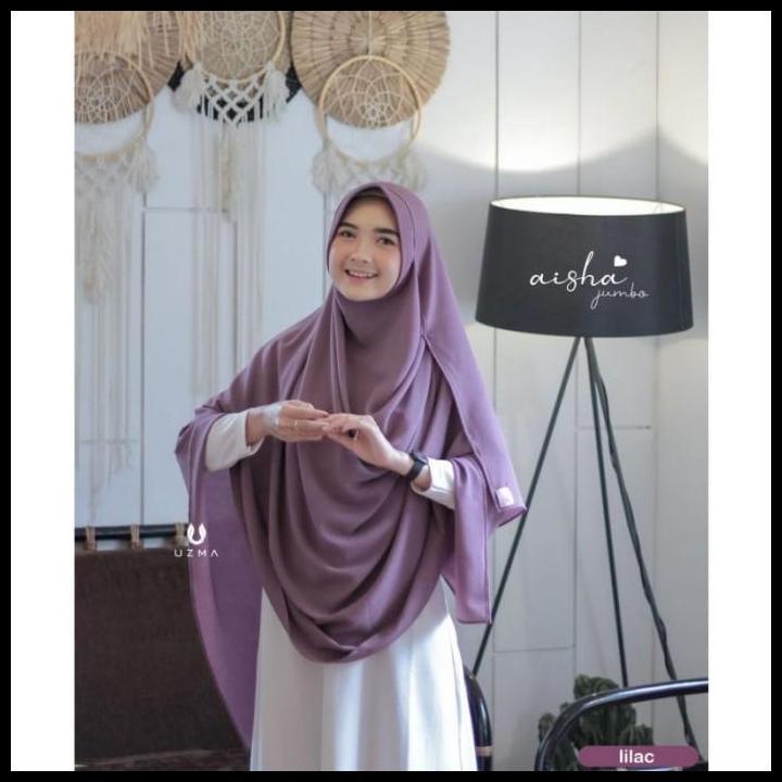 Aisha Instan Size Jumbo Ori Uzma Hijab (Pasmina Instan) 100% Original