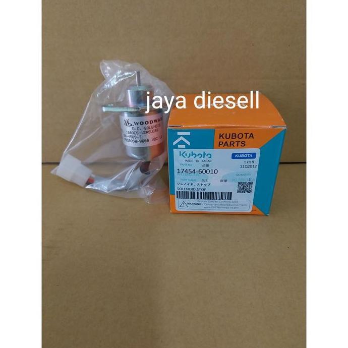 NEW SOLENOID KUBOTA17454-60010/ASSY SOLENOID STOP 17454-60010
