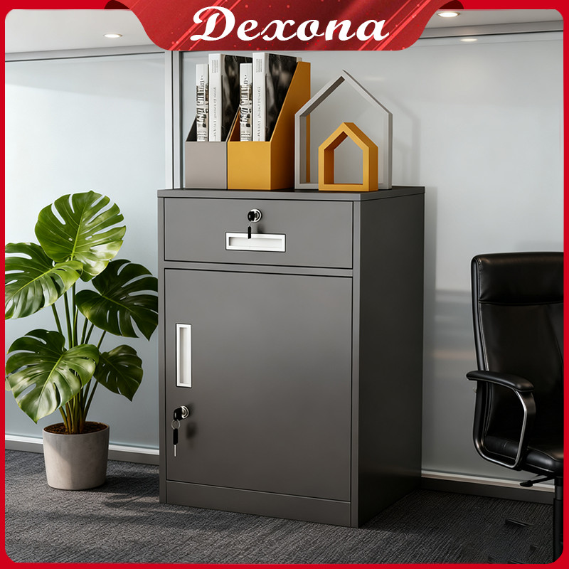 [kata sandi+Kunci]Lemari Arsip Besi  Dengan Laci Filling Cabinet Lemari Arsip Sekolah Lemari Arsip K