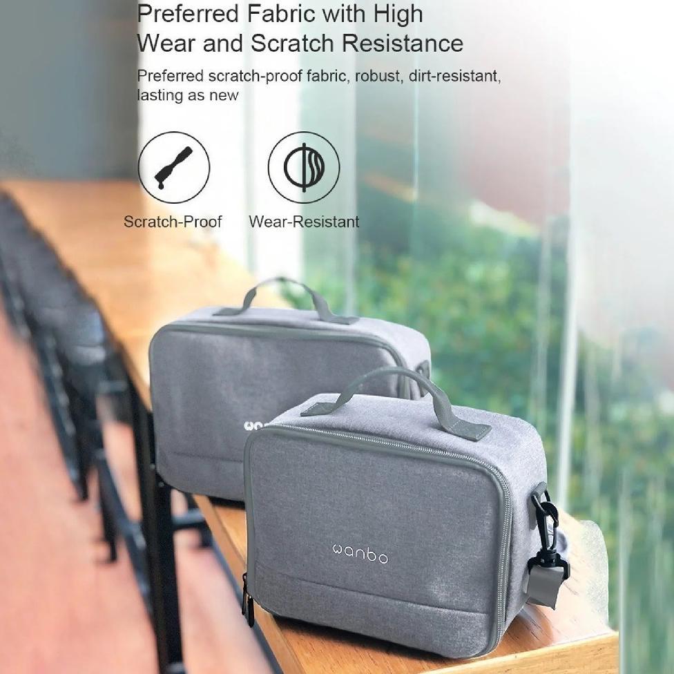 GROSIRUNIK99 Tas Penyimpanan Proyektor WANBO T2 MAX - T2R MAX - T2 FREE Proyektor