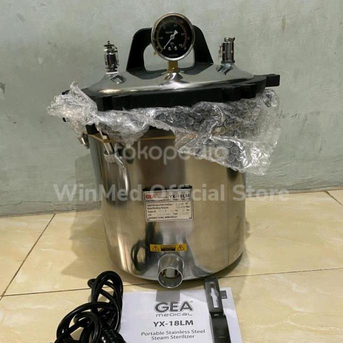Autoclave Gea 18 Liter Non Timer Sterilisator Gea 18 Liter Non Timer
