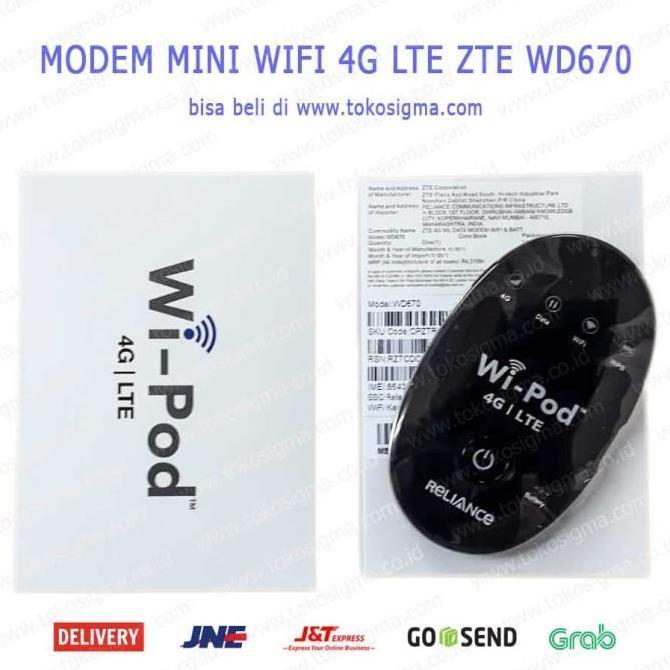 MODEM MIFI GSM 4G LTE ZTE WD670 Wi-Pod Pocket MINI WiFi Router Original