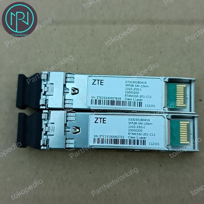 ZTE SFP28 SM-10km-1310nm 25G-1 ZTE SFP 25G 1310nm 10km SM Original