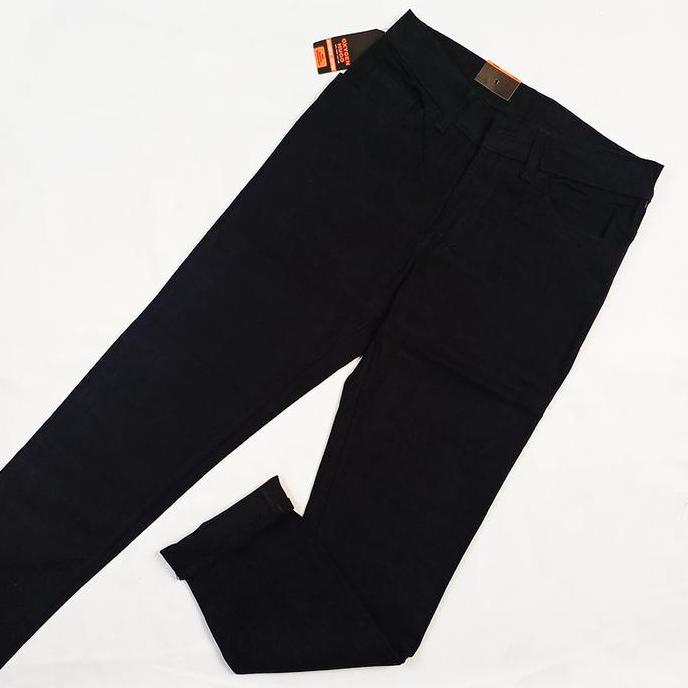 DF386>> Celana Stretch Jeans Smart Casual Oxygen Hugo Slim Fit Warna Grey Baby Canvas Pria - Skinny 