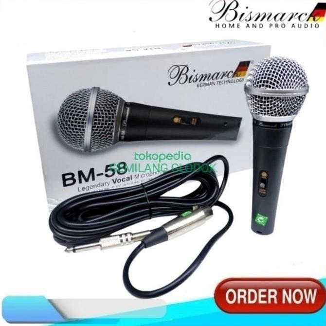 Mic Bismarck BM-58 Vocal Microphone BM58 - ORIGINAL BEST QUALITY Mikrofon Original