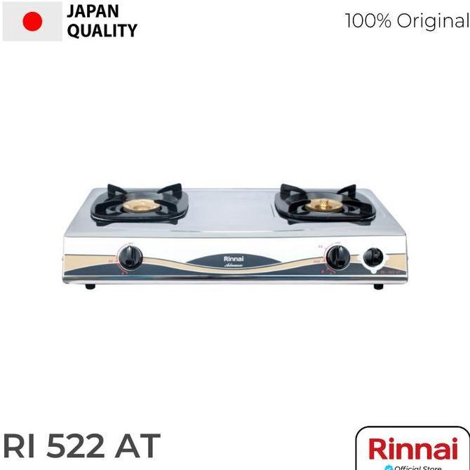 [Cod] Rinnai Kompor Gas 2 Tungku Ri 522 At / Kompor Rinnai 2 Tungku Ri-522At / Kompor Gas Rinnai Ori