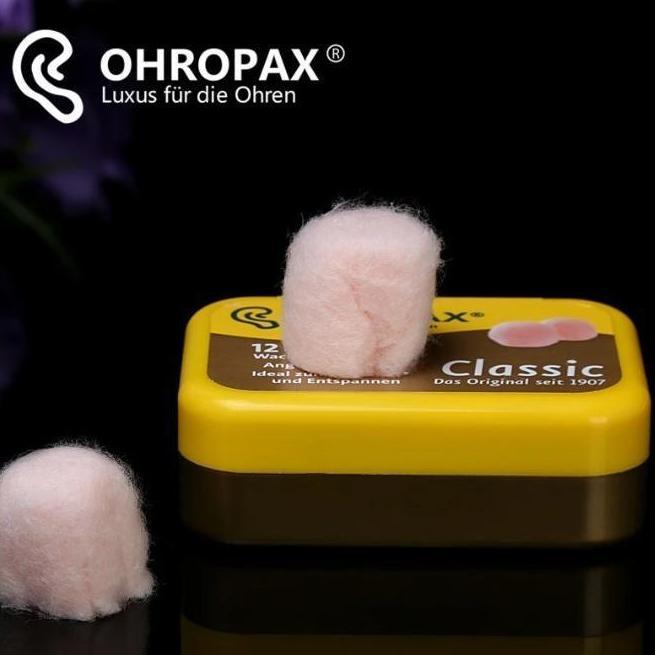 6 Pasang Ohropax Colokan Telinga Lilin Penyumbat Telinga Nyaman