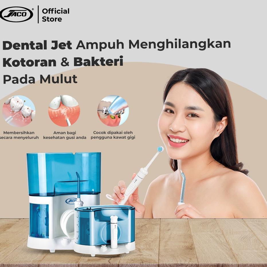 Jaco Dental Jet Alat Pembersih Karang Gi Dental Flosser Water Flosser Ultra Water Flosser