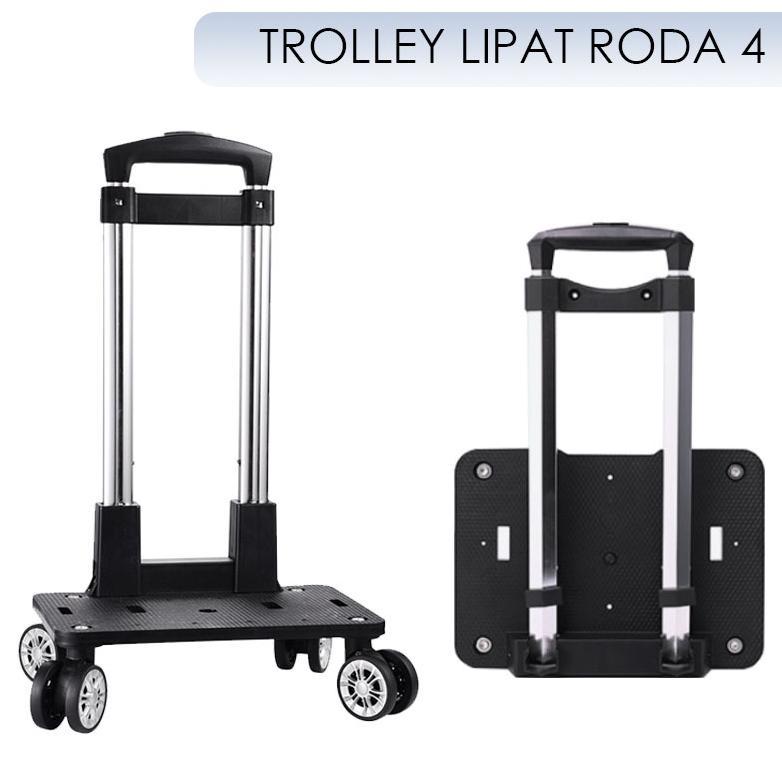 TROLI LIPAT BUAT TAS / GAGANG TROLY RODA 4