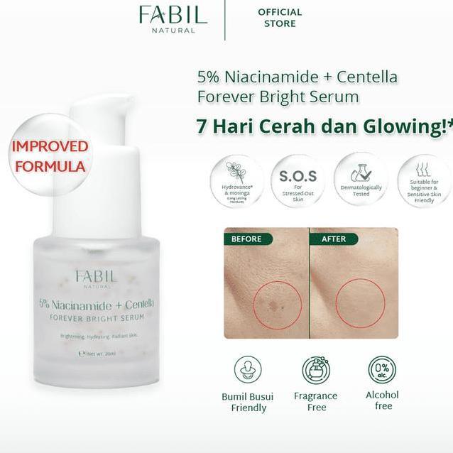 2 Pcs Fabil Bundle Forever Ght And Young Serum 24K Gold Mask Paket Skincare Bikin Wajah Cerah Dan Gl