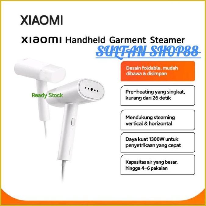 TERBARU Xiaomi Handheld Garment Steamer Ergonomis MJGTJ02LF - Pengering Pakaian Lipat 1300W, Teknolo