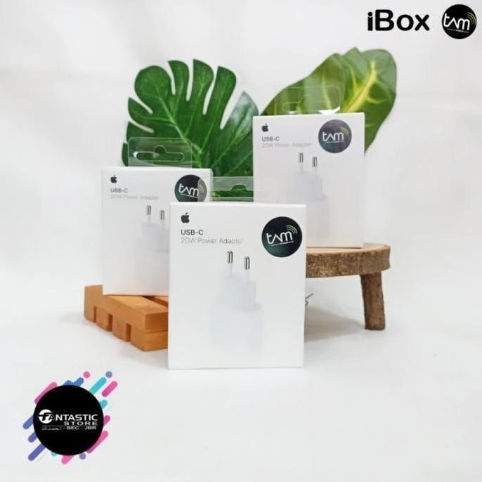 TERBARU - Adaptor Batok Charger 20W iPhone 11-14 PM Original Garansi Resmi iBox