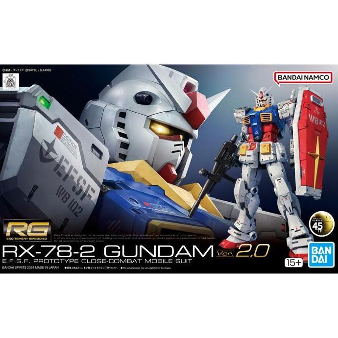 Bandai Gundam Real Grade RG 1/144 RX-78-2 Ver. 2.0 - RG RX-78-2