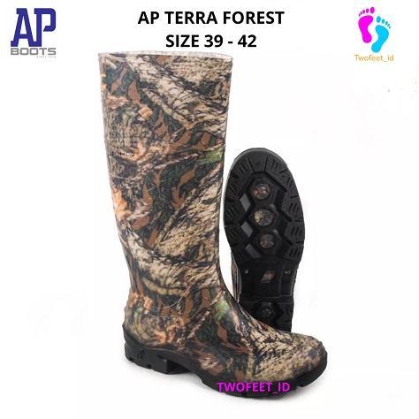 Sepatu Boots Tactical Berburu AP TERRA FOREST - Sepatu Boots Karet Terbaru - AP Boots TERRA FOREST