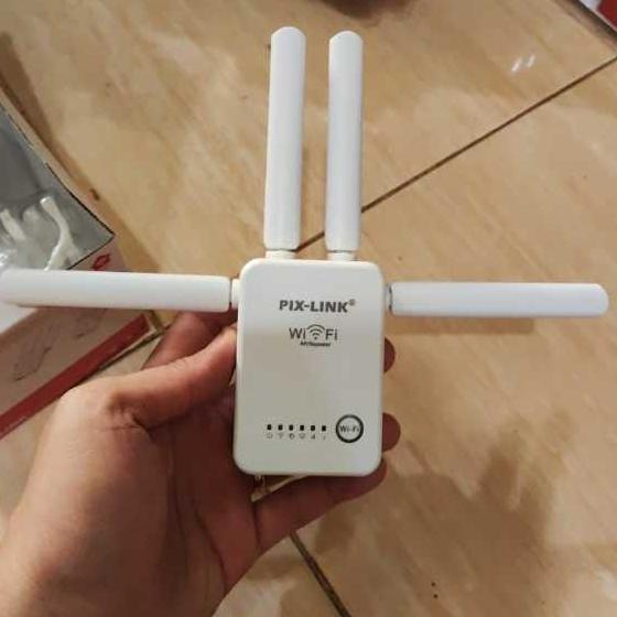 Pix Link Wireless N WiFi Repeater 1200 Mbps Penguat Signal