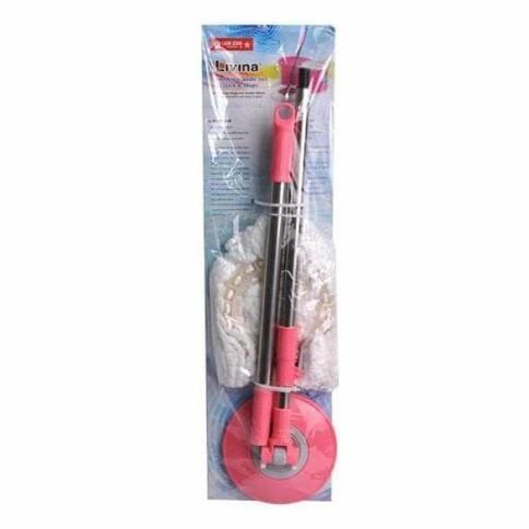 Tongkat Alat Pel Lantai Mop Kain Livina BM 51 Spin Mop Handle Set Untuk Ember Pel Livina BM 45 / Bm 