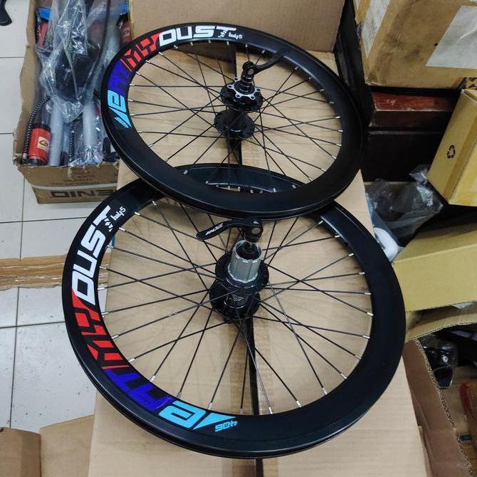 Wheelset Velg Set 16 349 20 406 451 Gt Half5 Hub Disc Brake Gt Half5 Jangkrik