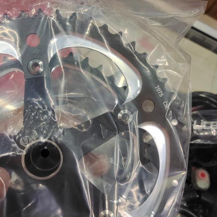 Crank Set Litepro Double Chainring 53-39T Alloy 7075 Hollowtech 2 Included Bb Nya