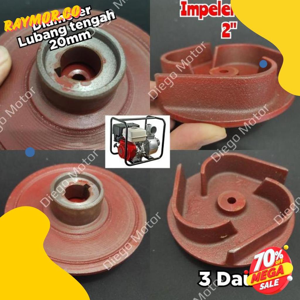 Wajib Punya Impeller Kipas Keong Pompa Air Alkon Irigasi Tipe 2Inci Wp50 Dan 3Inci Wp80 Gx160 Gx200 
