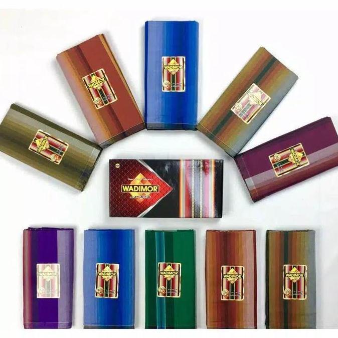 Promo Sarung WADIMOR Padang Horison Tiga Dara Klir - Kain Tenun Motif Kotak Kotak2 Dewasa Pria Laki 