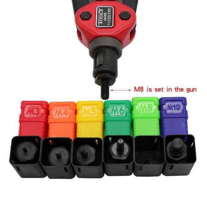 Promo Tang Rivet Paku Mur Tanam M3 M4 M5 M6 M8 Dan M10 Nut Ripet Tembak Hand Riveters With Nuts 60 P