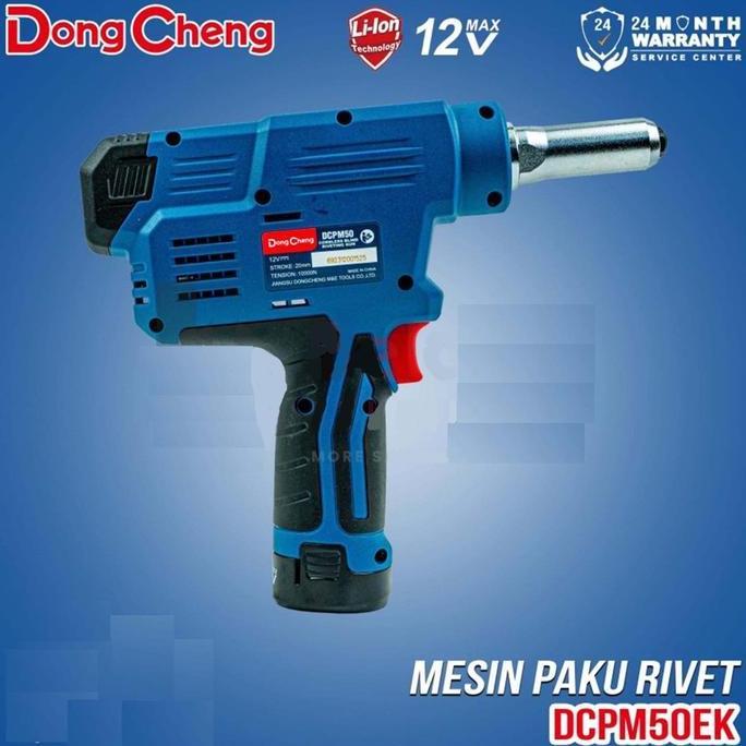 Promo Dca Adpm40E Rivet Gun Cordless Mesin Ripet 12V Blind Rivetter Otomatis Cod